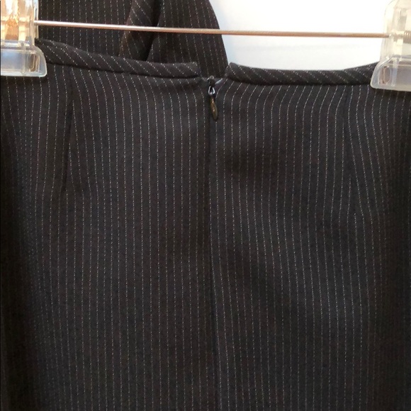 Worn once, Tahari lace pinstriped black suit - Picture 4 of 6